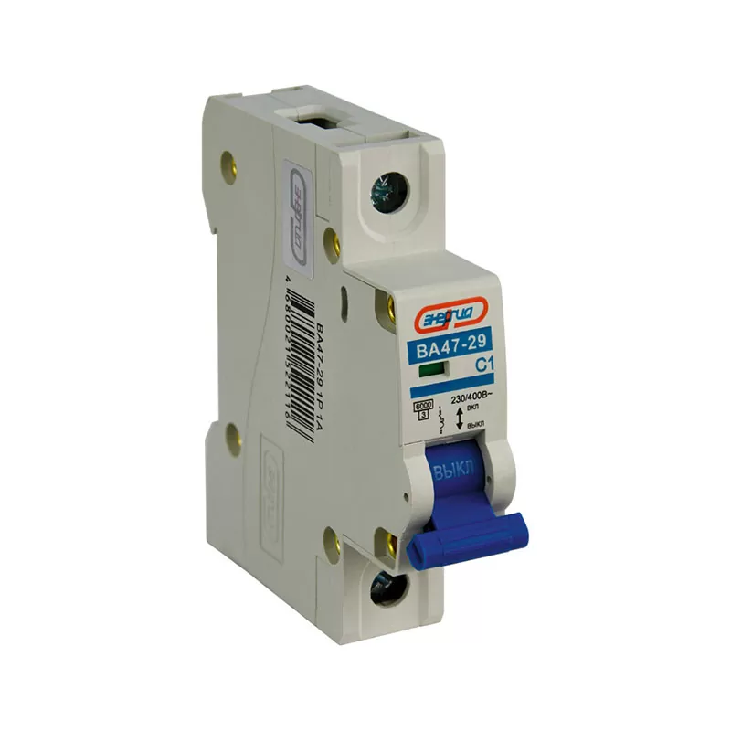 Автоматический выключатель ВА47-29 1P  1А (С) 6кА ЭНЕРГИЯ