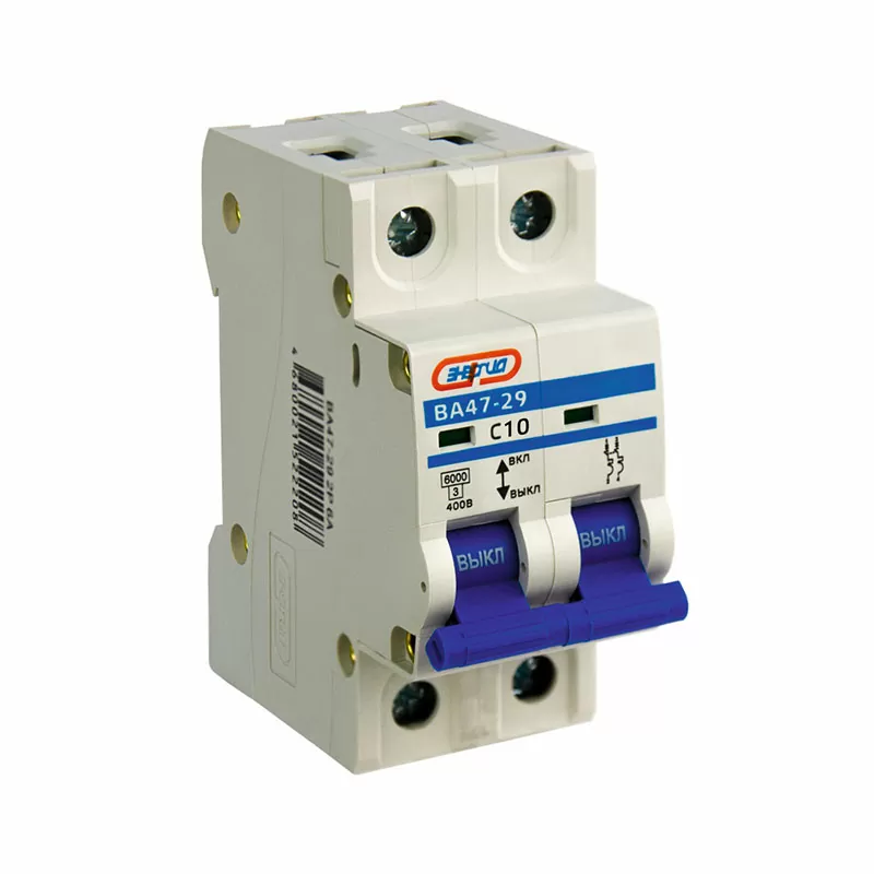 Автоматический выключатель ВА47-29 2P 10А (С) 6кА ЭНЕРГИЯ