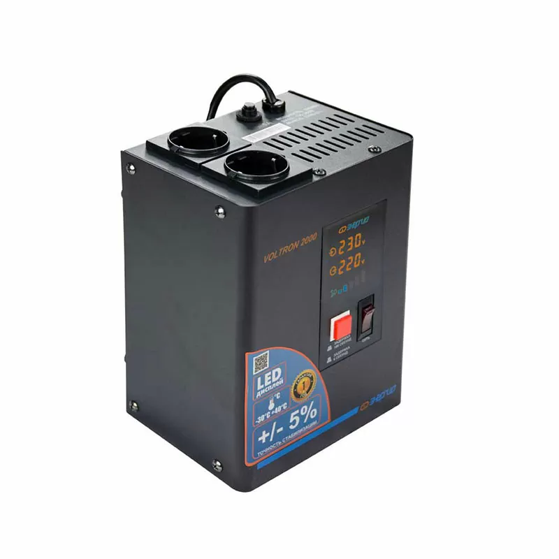 Стабилизатор  VOLTRON - 2000  ЭНЕРГИЯ Voltron (5%) — изображение 2