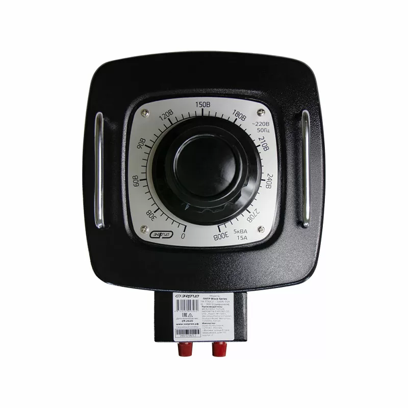 ЛАТР ЭНЕРГИЯ Black Series  1Ф TDGC2-5кВА  15А (0-300V) цифр. — изображение 3