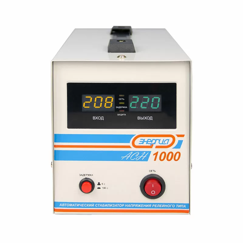 Стабилизатор  АСН- 1000  ЭНЕРГИЯ с цифр. дисплеем — изображение 2