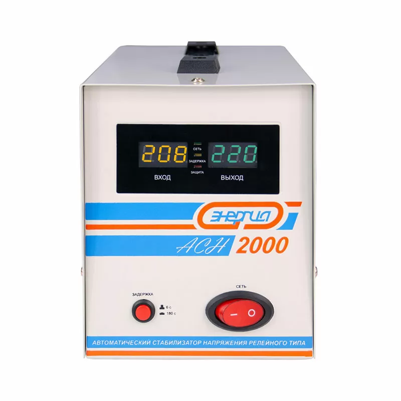 Стабилизатор  АСН- 2000  ЭНЕРГИЯ с цифр. дисплеем — изображение 2