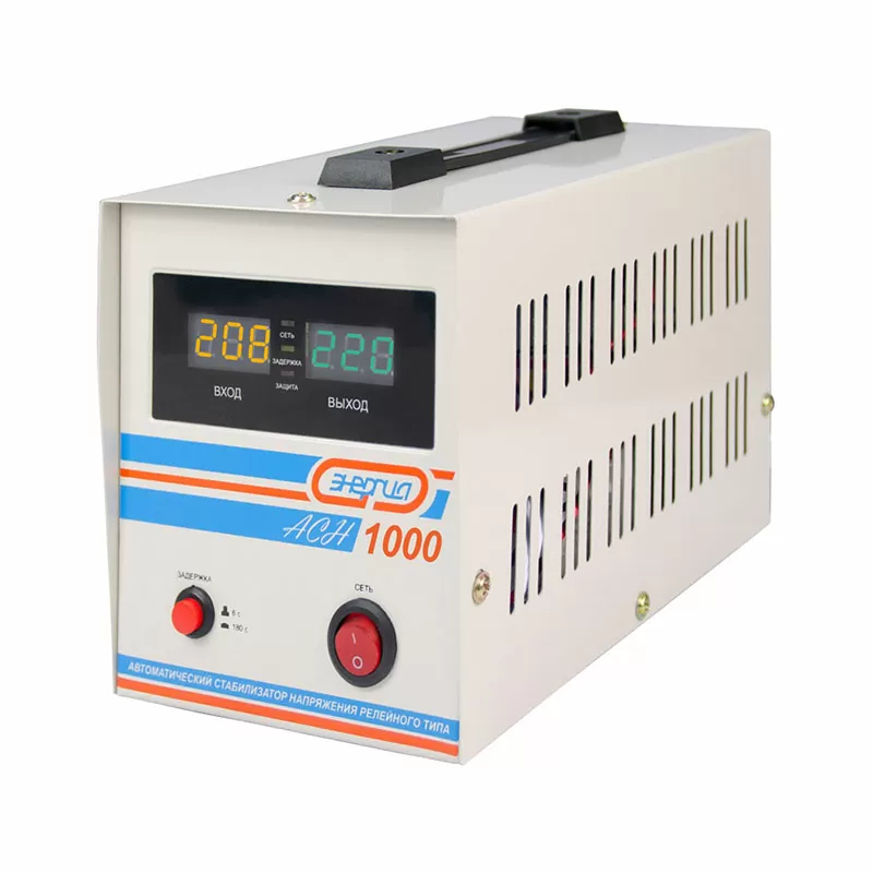 Стабилизатор  АСН- 1000  ЭНЕРГИЯ с цифр. дисплеем — изображение 3