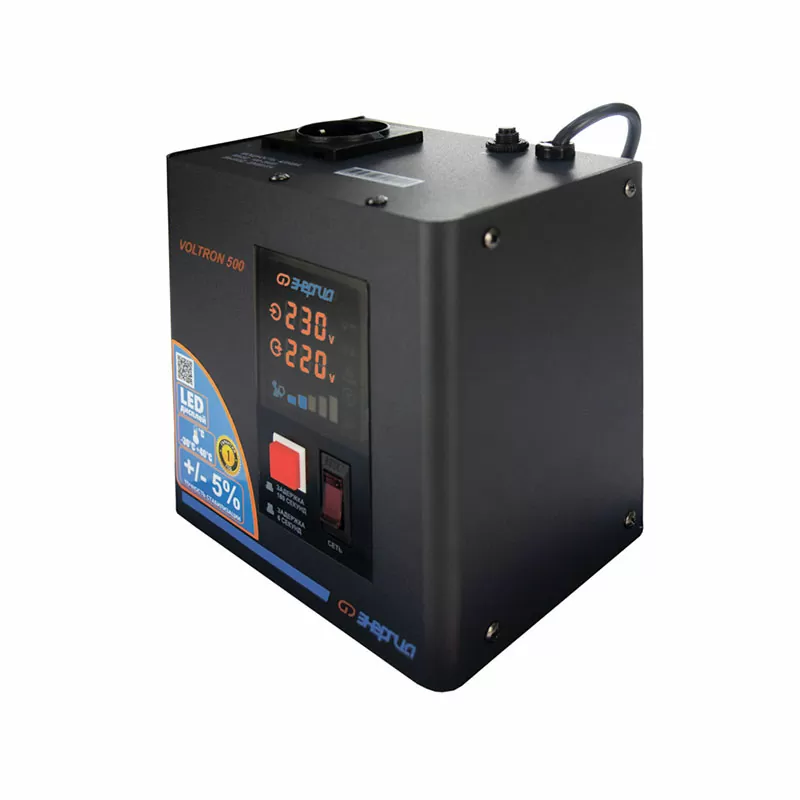 Стабилизатор  VOLTRON -  500  ЭНЕРГИЯ Voltron (5%) — изображение 3