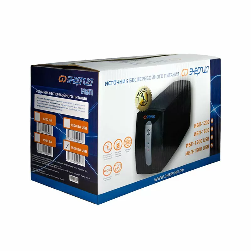 ИБП 1500 USB Энергия — изображение 6