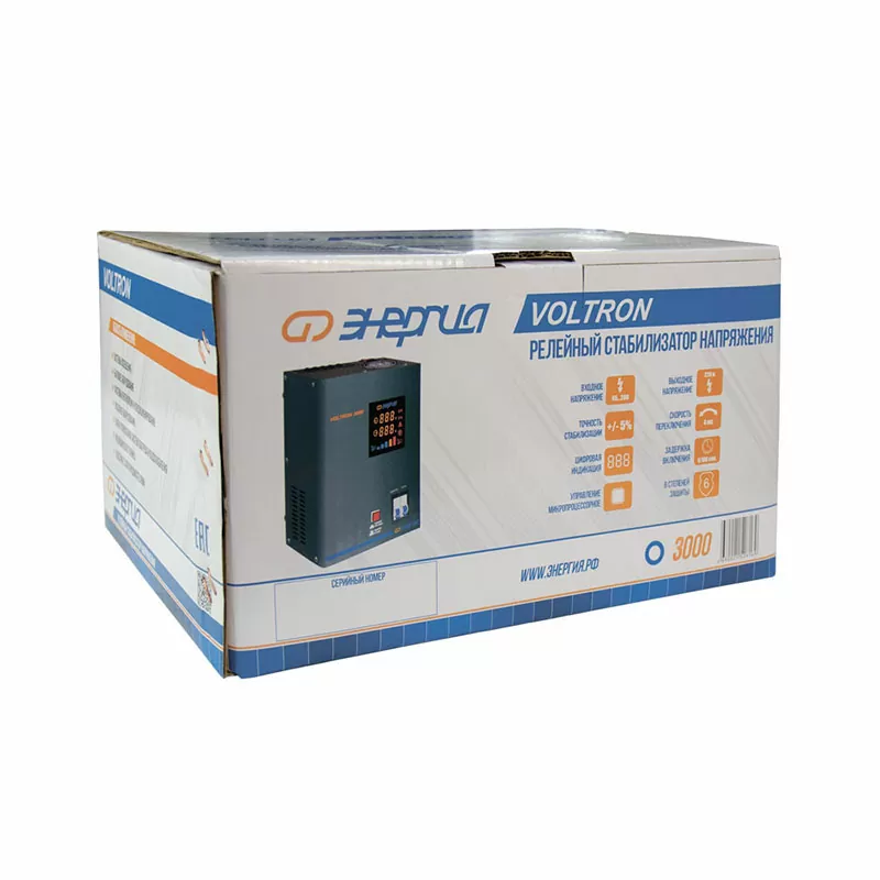 Стабилизатор  VOLTRON - 3000  ЭНЕРГИЯ Voltron (5%) — изображение 6