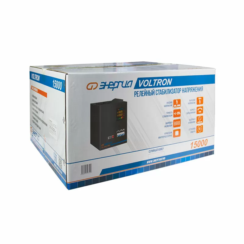 Стабилизатор  VOLTRON -15 000  ЭНЕРГИЯ Voltron (5%) — изображение 6