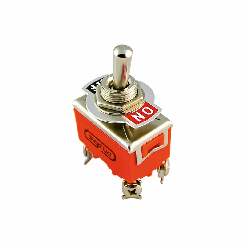 Выключатель-тумблер 1221 вкл-откл 2 группы контактов (20шт/упак) ЭНЕРГИЯ