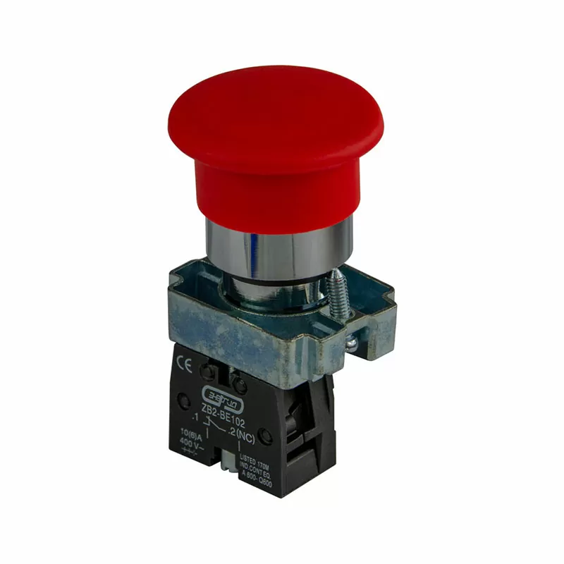 Кнопка XB2-BC42 d22мм Грибок красная 1НЗ ЭНЕРГИЯ