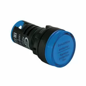 Лампа сигнальная AD22-22D d22мм синяя LED 230В цилиндр ЭНЕРГИЯ