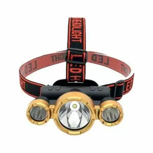 Налобный  фонарь 4в1 аккумуляторный, центральный +2 боковых LT-HR03P