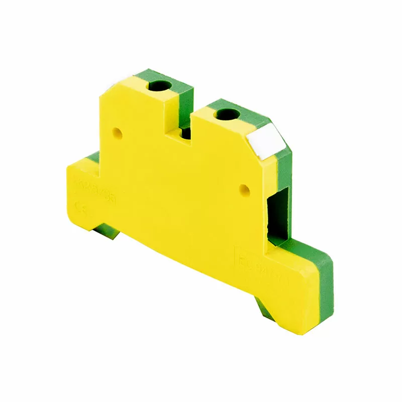 Клемма с заземлением EK  4мм кв. винтовая желто-зеленая (20шт/упак) ЭНЕРГИЯ