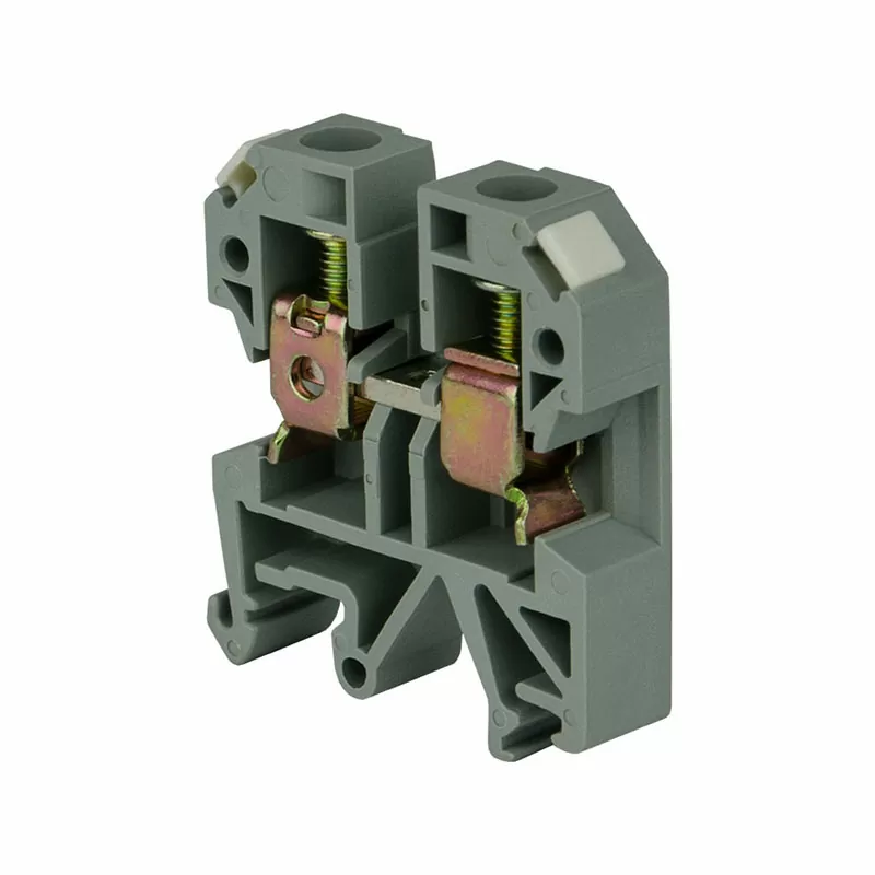 Клемма проходная JXB  4мм кв. винтовая серая (50шт/упак) ЭНЕРГИЯ