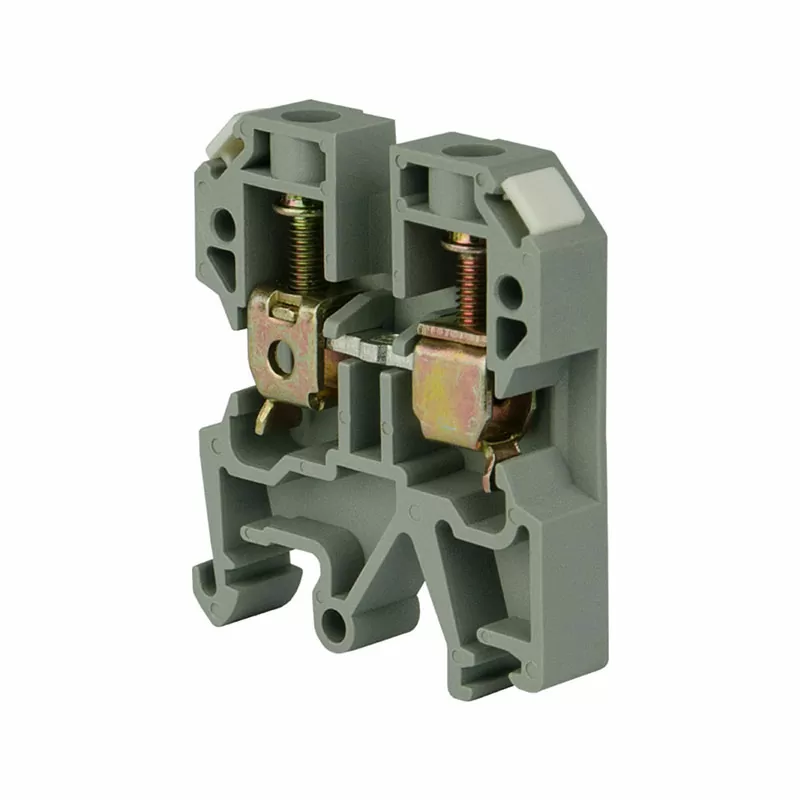 Клемма проходная JXB  6мм кв. винтовая серая (50шт/упак) ЭНЕРГИЯ