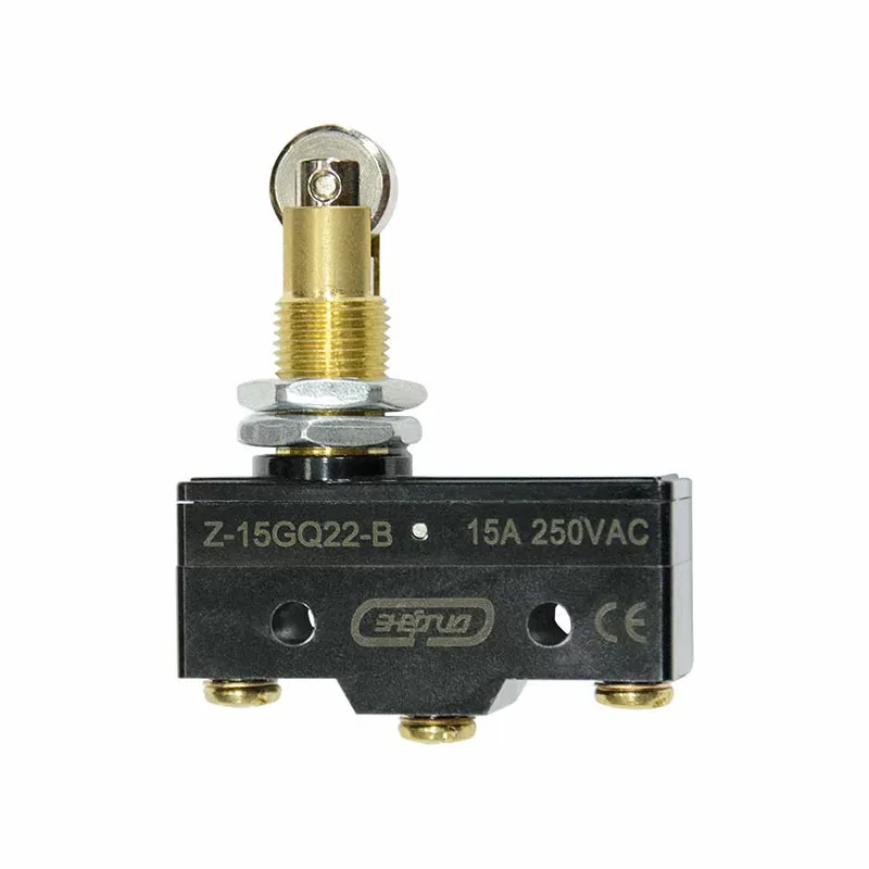 Концевой выключатель Z-15GQ22-B роликовый толкатель 15А 1НО+1НЗ IP65 ЭНЕРГИЯ