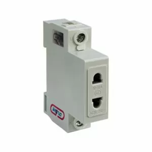 Розетка TMS-1 2PIN 10А 230В на DIN рейку ЭНЕРГИЯ