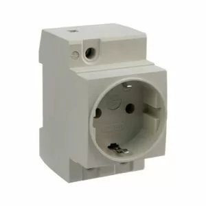 Розетка TMS-5 евро с заземл. 16А 230В на DIN рейку ЭНЕРГИЯ