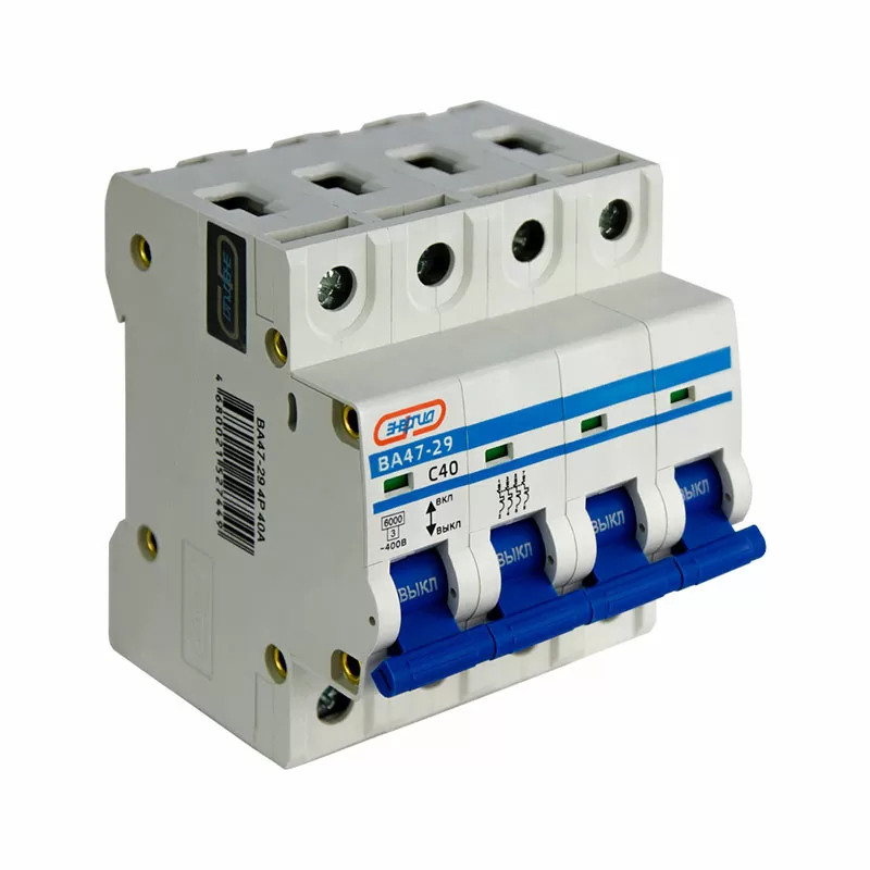 Автоматический выключатель ВА47-29 4P 40А