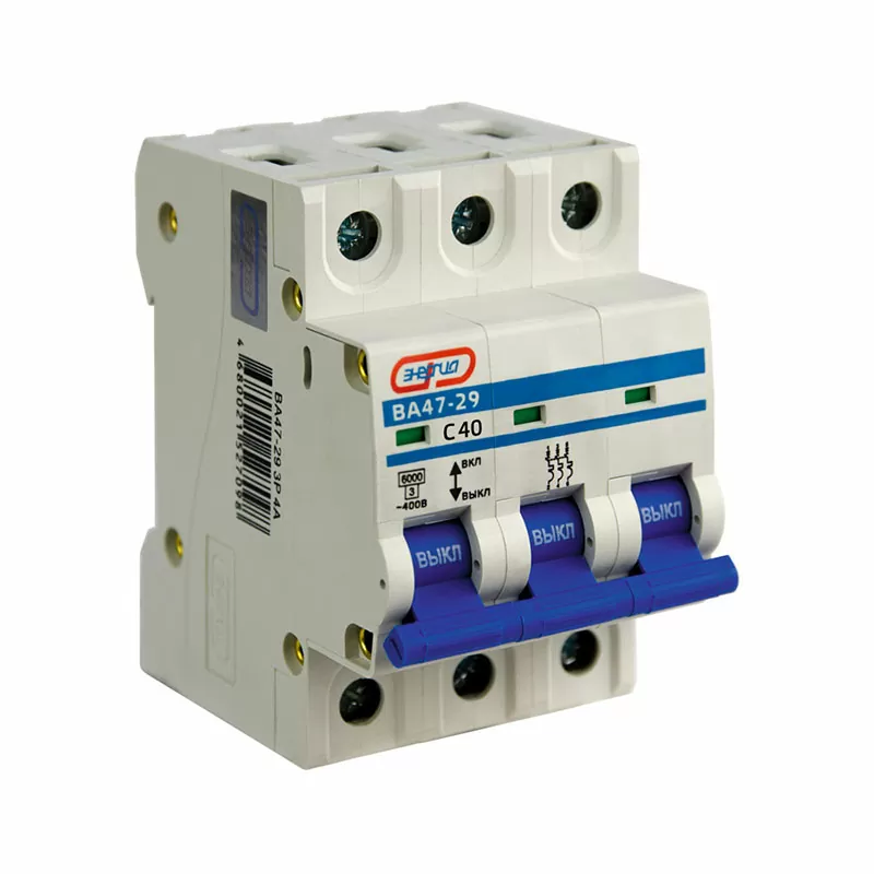 Автоматический выключатель ВА47-29 3P 40А (С) 6кА ЭНЕРГИЯ