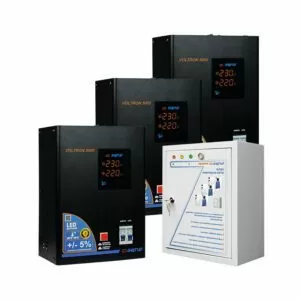 Трехфазный стабилизатор - 15 000  ЭНЕРГИЯ Voltron (5%) (комплект 3стаб.+БКС)