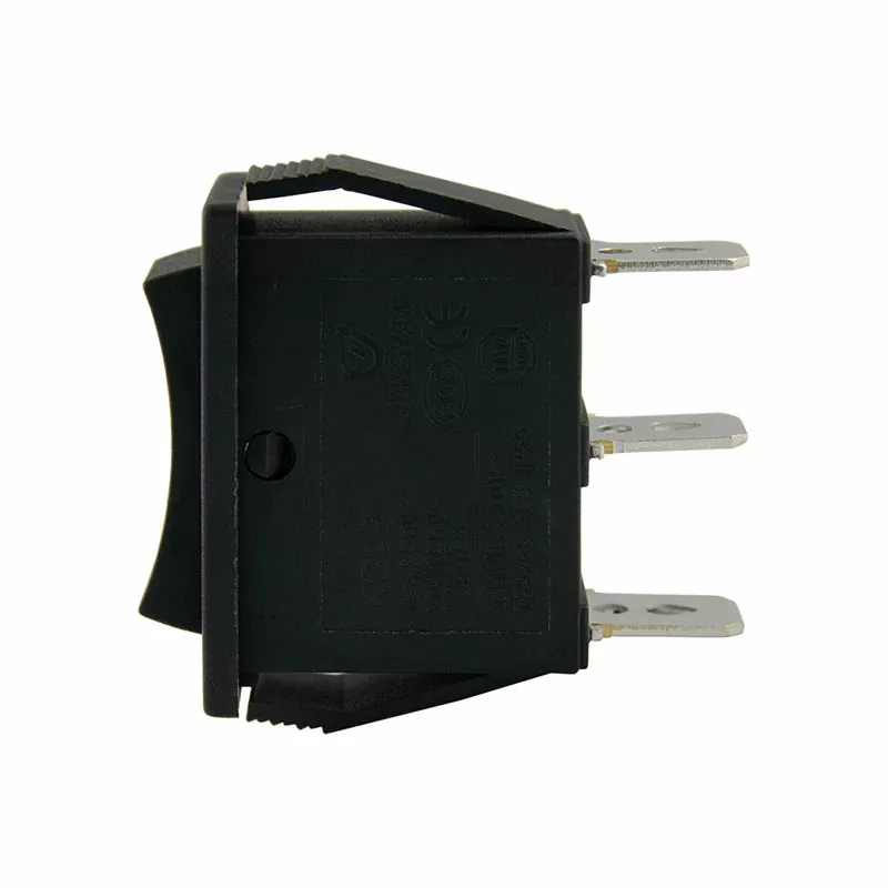 Клавишный переключатель YL202-03 вкл-откл 1 гр. конт. черн./красн. с подсв 230В (100шт/упак) ЭНЕРГИЯ — изображение 2