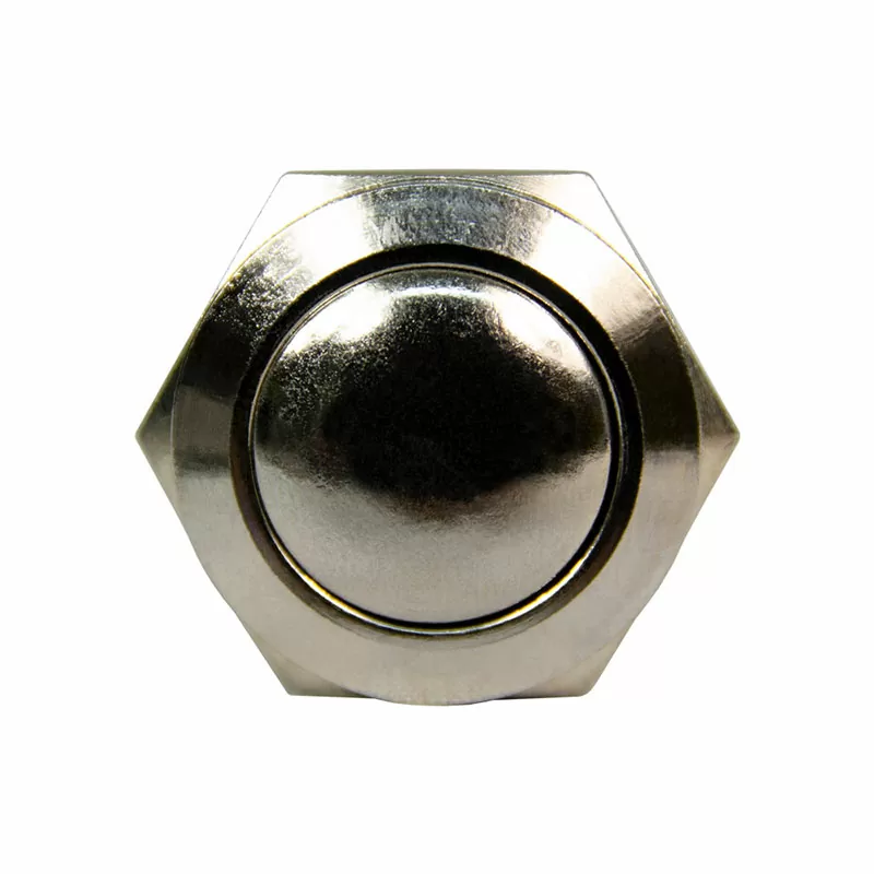 Кнопка YL213-05 нажимная металлическая 1НО (50шт/упак) ЭНЕРГИЯ — изображение 3