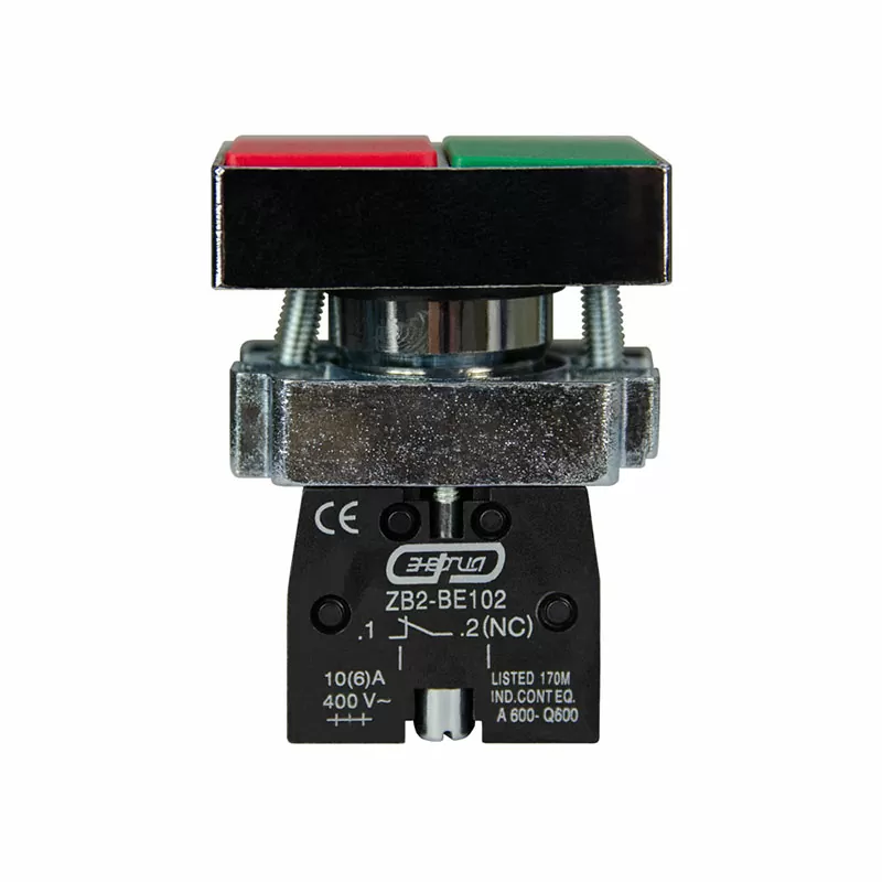 Кнопка XB2-BL8325 d22мм вкл-откл прямоугольная 1НО+1НЗ ЭНЕРГИЯ — изображение 3