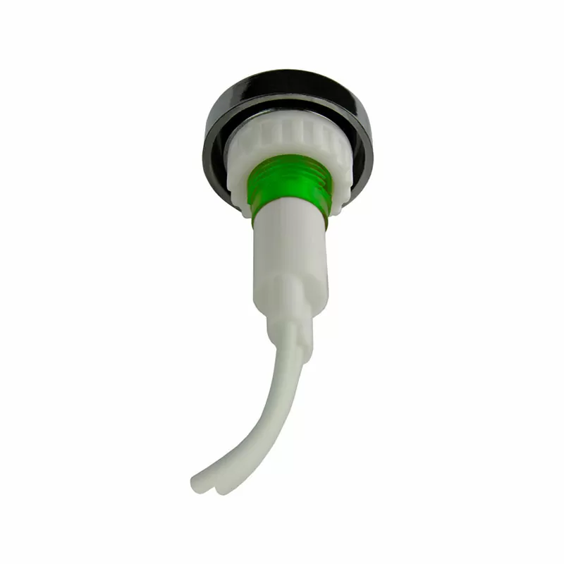 Лампа сигнальная YL244-04 d11мм зеленая неон 230В монолитный корпус (25шт/упак) ЭНЕРГИЯ — изображение 2