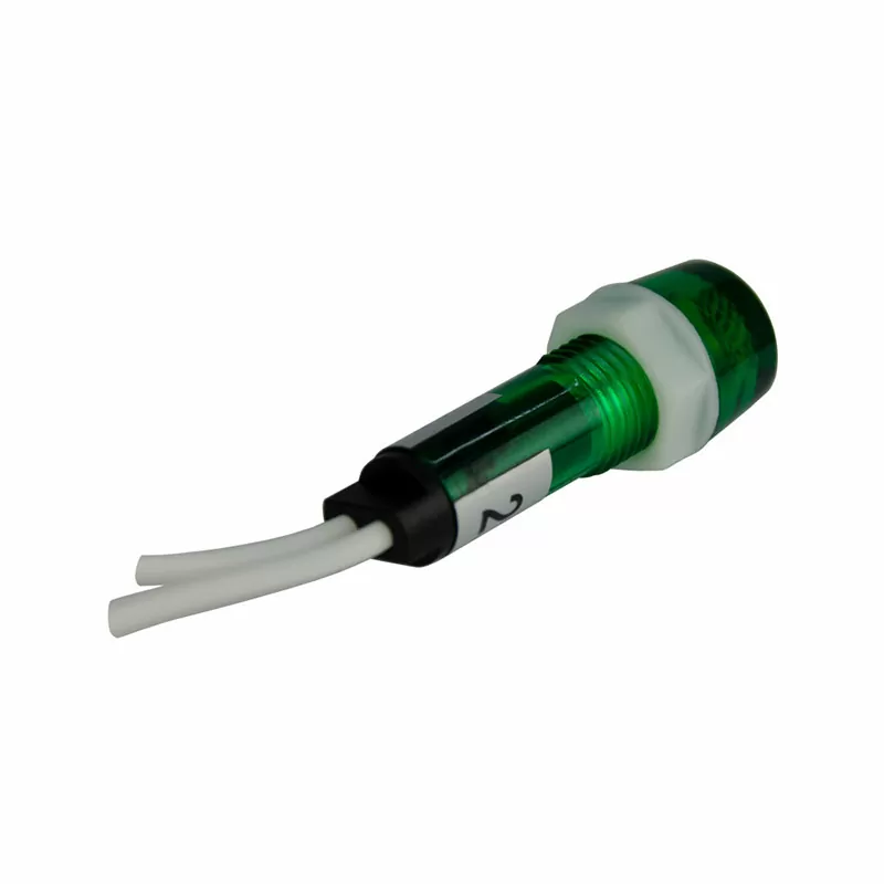 Лампа сигнальная YL235 d11мм зеленая неон 230В мон. корпус (50шт/упак) ЭНЕРГИЯ — изображение 2