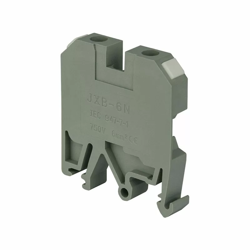 Клемма проходная JXB  6мм кв. винтовая серая (50шт/упак) ЭНЕРГИЯ — изображение 2