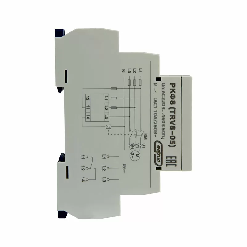 Реле контроля фаз TRV8-05 3ф 220-460AC 1ПК ЭНЕРГИЯ — изображение 2