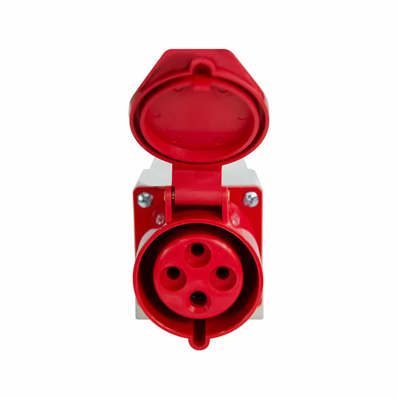 Розетка стационарная наружная TS-124 3P+PE 32А 400В IP44 ЭНЕРГИЯ — изображение 2