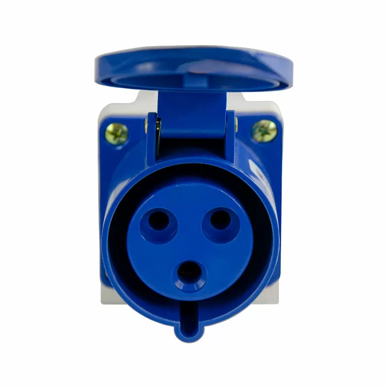 Розетка стационарная наружная TS-123 2P+PE 32А 230В IP44 ЭНЕРГИЯ — изображение 2