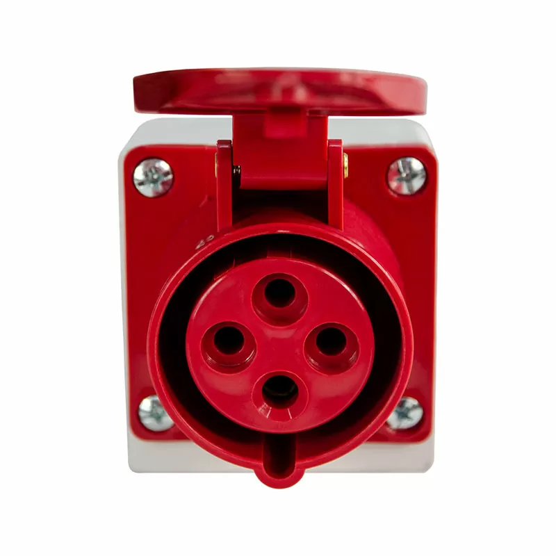 Розетка стационарная наружная TS-114 3P+PE 16А 400В IP44 ЭНЕРГИЯ — изображение 2