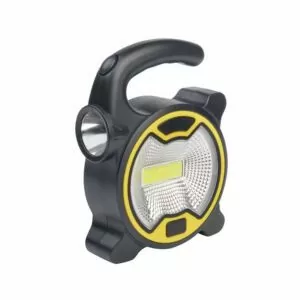 Ручной фонарь + мини прожектор, 2в1, на батарейках, с ручкой LT-F1135R