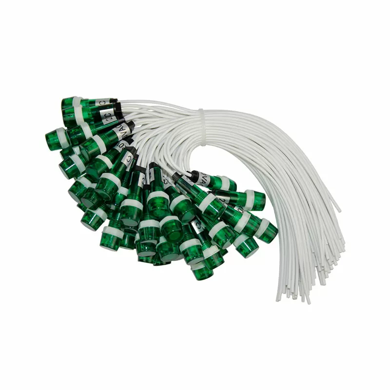 Лампа сигнальная YL235 d11мм зеленая неон 230В мон. корпус (50шт/упак) ЭНЕРГИЯ — изображение 3