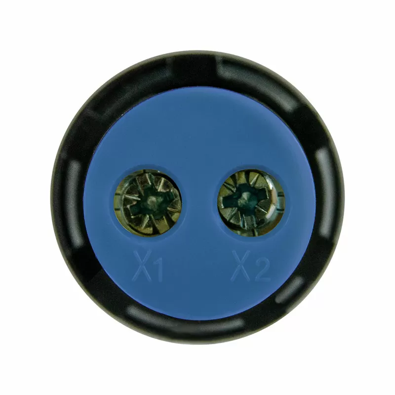 Лампа сигнальная AD22-22D d22мм синяя LED 230В цилиндр ЭНЕРГИЯ — изображение 2