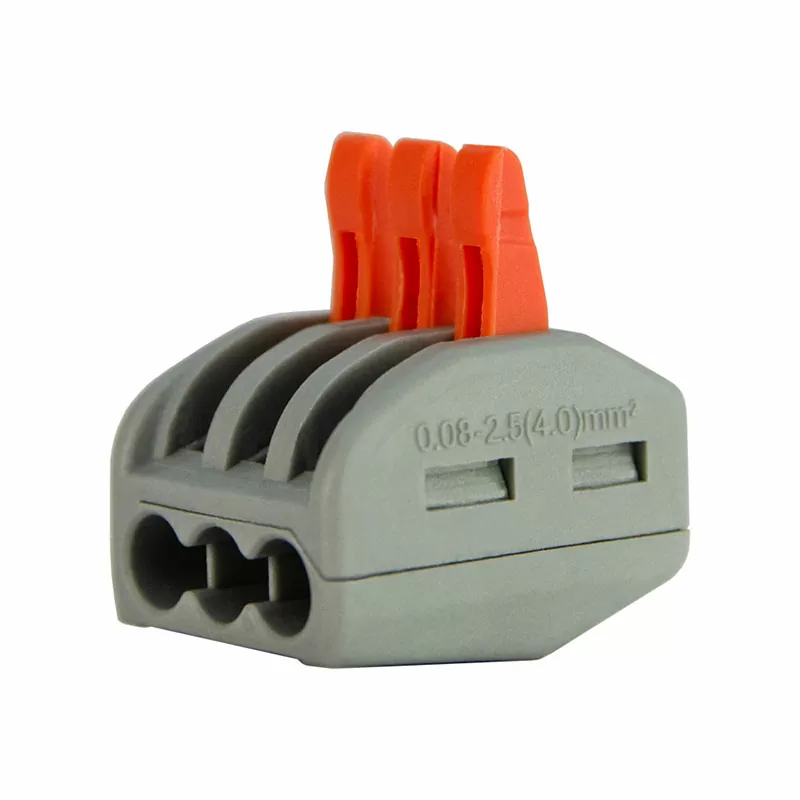 Клемма СМК-413 3-проводная 0,08-2,5 мм2 (5шт/упак) ЭНЕРГИЯ — изображение 2