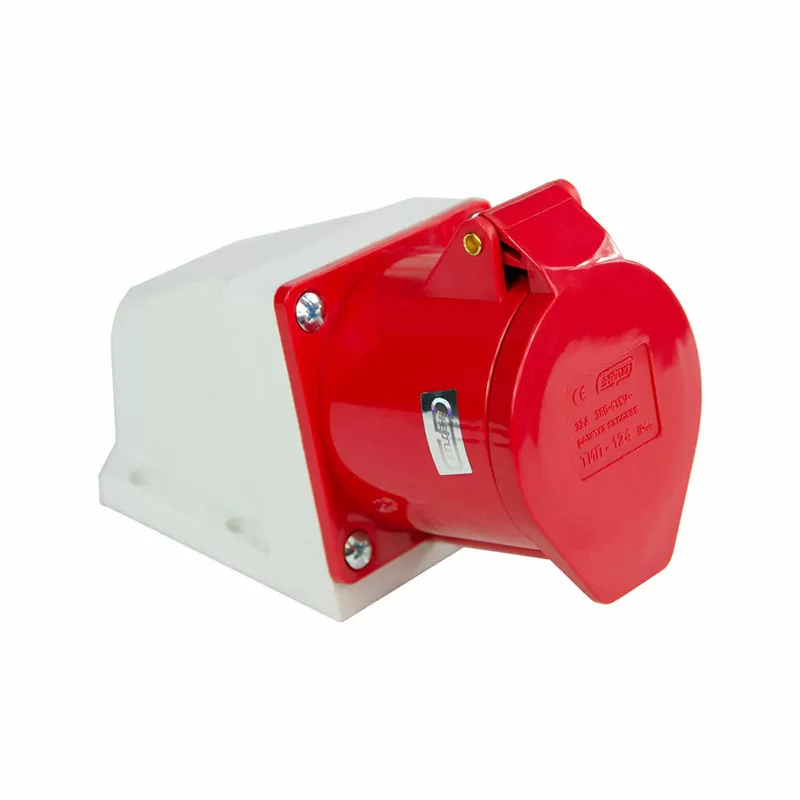 Розетка стационарная наружная TS-124 3P+PE 32А 400В IP44 ЭНЕРГИЯ — изображение 3