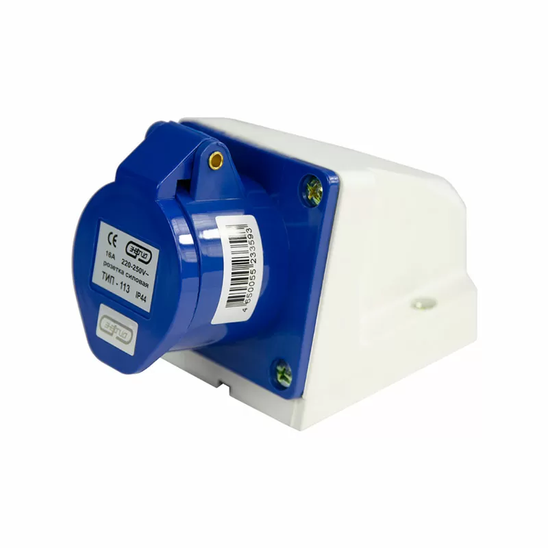 Розетка стационарная наружная TS-113 2P+PE 16А 230В IP44 ЭНЕРГИЯ — изображение 3