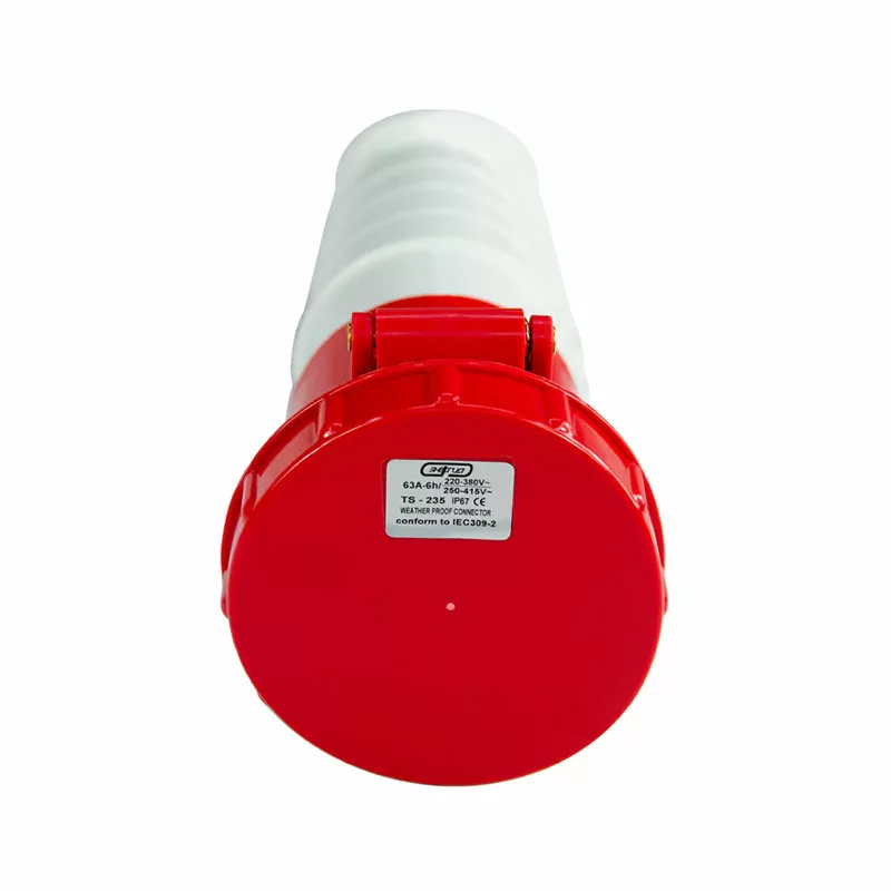 Розетка переносная TS-235 3P+PE+N 63А 400В IP67 ЭНЕРГИЯ — изображение 3