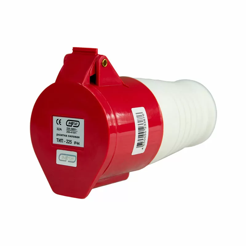 Розетка переносная TS-225 3P+PE+N 32А 400В IP44 ЭНЕРГИЯ — изображение 3