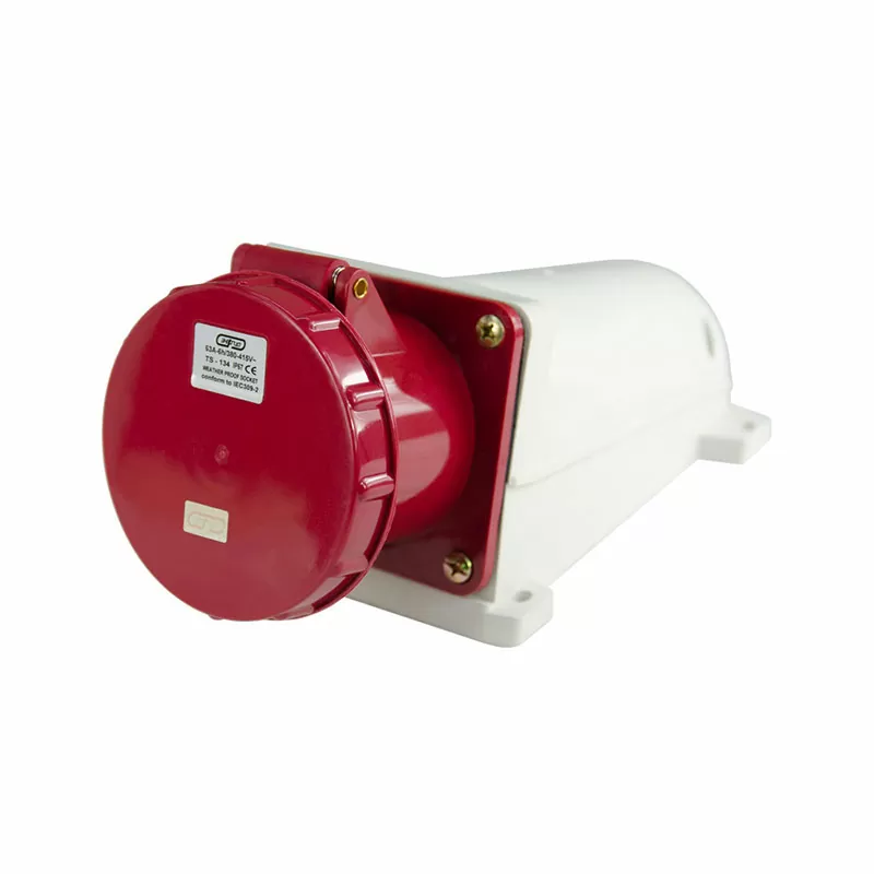 Розетка стационарная наружная TS-135 3P+PE+N 63А 400В IP67 ЭНЕРГИЯ — изображение 3