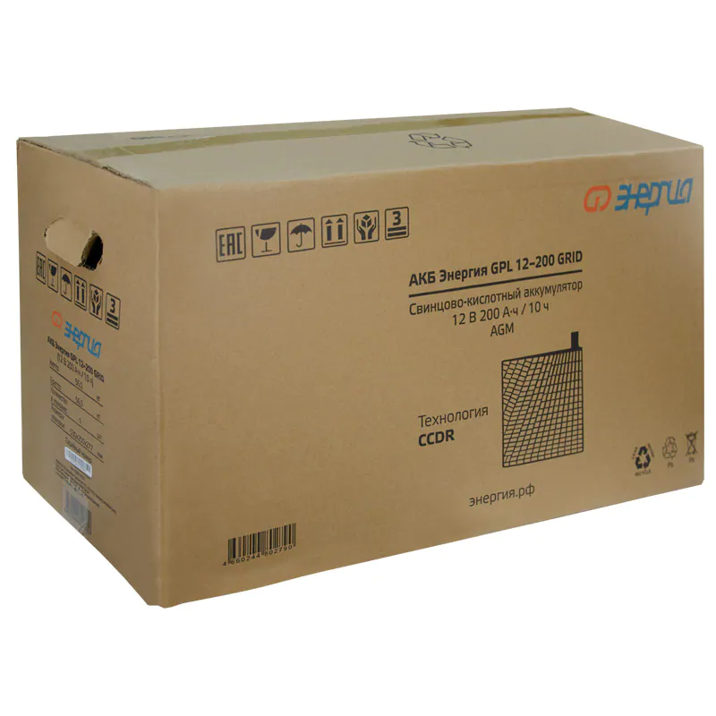 АКБ Энергия GPL 12-200 Grid E0201-0123
