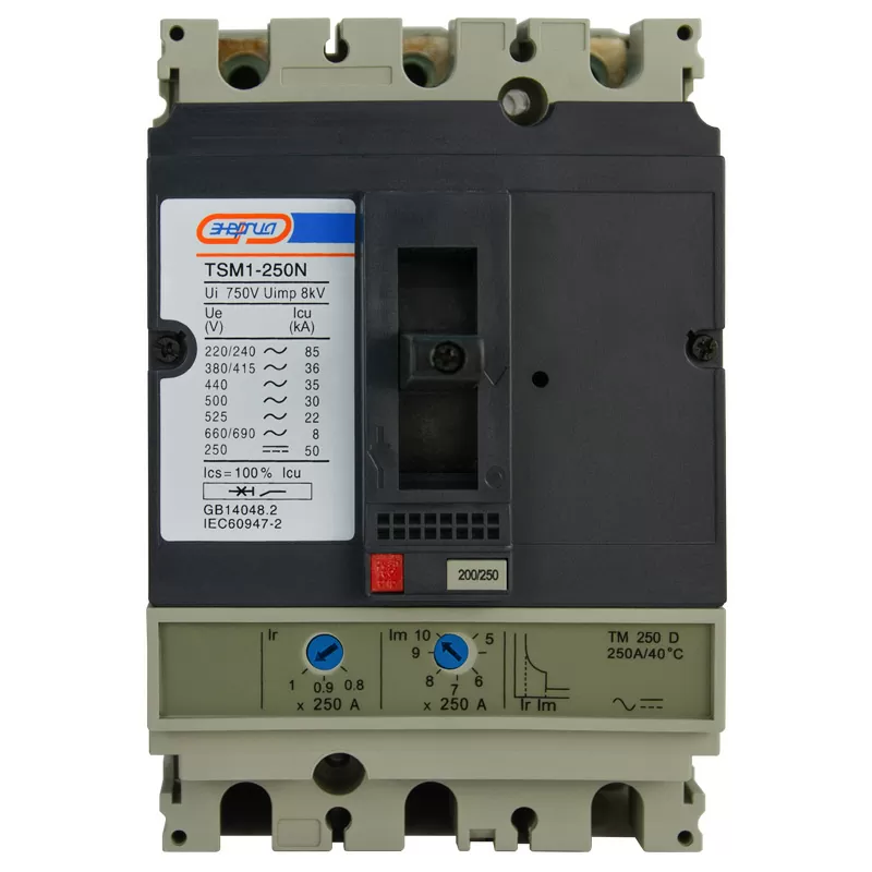 Автоматический выключатель TSM1 250А ЭНЕРГИЯ