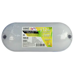 Банник LT-LBWP-03-IP65-12W-6500К LED овал