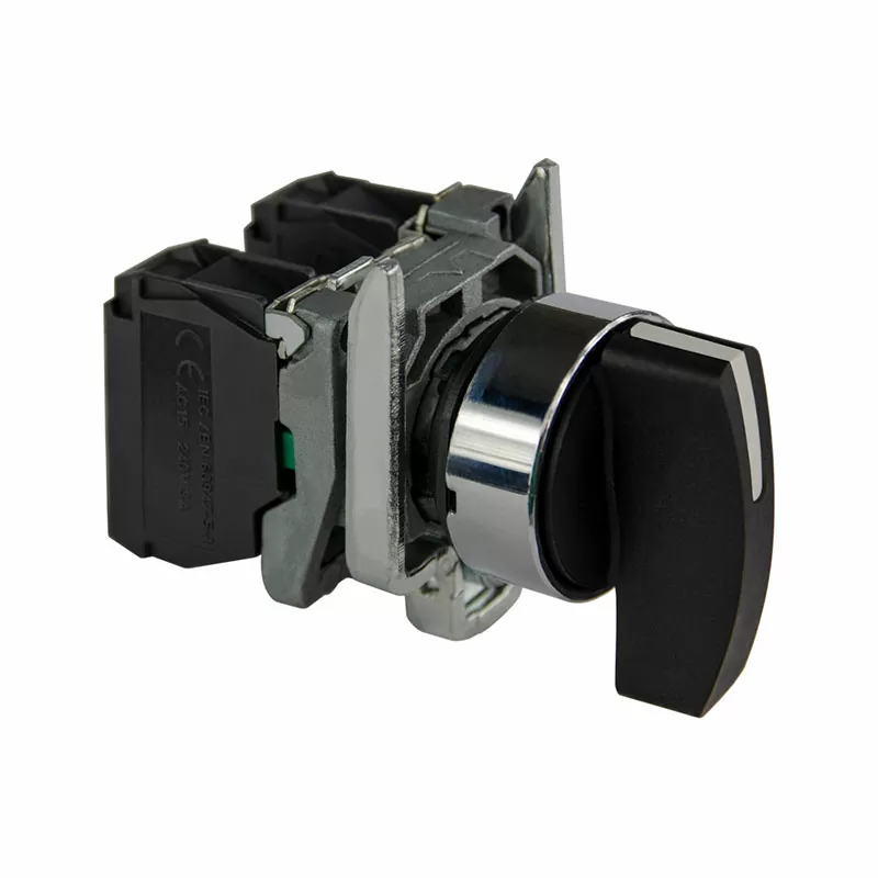 Переключатель XB2-BJ25 2 положения "I-0" длинная ручка 1НО+1НЗ ЭНЕРГИЯ — изображение 2