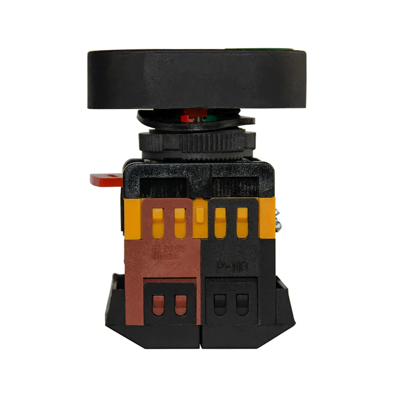 Кнопка APBB-22N d22мм "I-0" с подсветкой овальная неон 230В 1НО+1НЗ ЭНЕРГИЯ — изображение 3