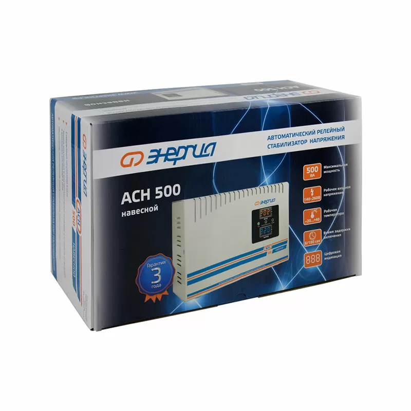 Стабилизатор напряжения Энергия АСН   500 навесной — изображение 6