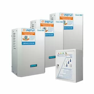 Трехфазный стабилизатор ЭНЕРГИЯ  27 000 ВА серии Classic (комплект 3стаб.+БКС)